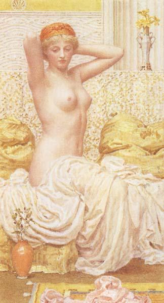 Albert Joseph Moore,ARWS Myrtle (mk46) oil painting image